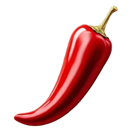 Chile rojo brillante