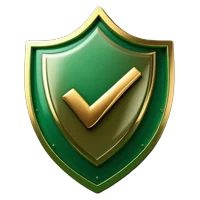 Escudo con palomita