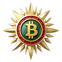 Sol azteca con bitcoin